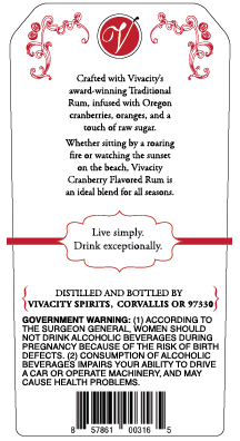 Cranberry Rum Label Back-01